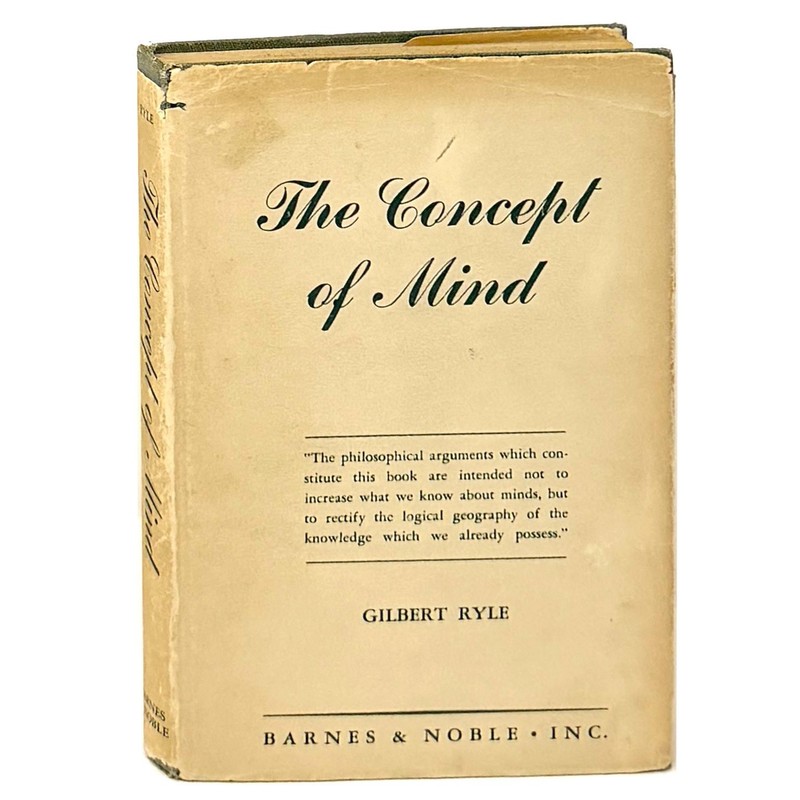 The Concept of Mind, Gilbert Ryle. First American Edition, 1st Printing.