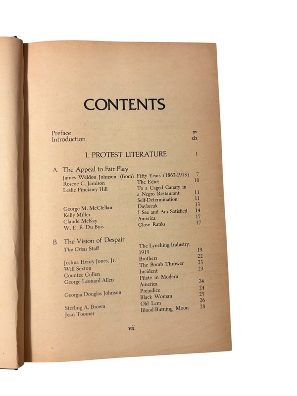 The New Negro Renaissance Anthology Davis Peplow 1975 Hardcover Holt Rinehart gallery