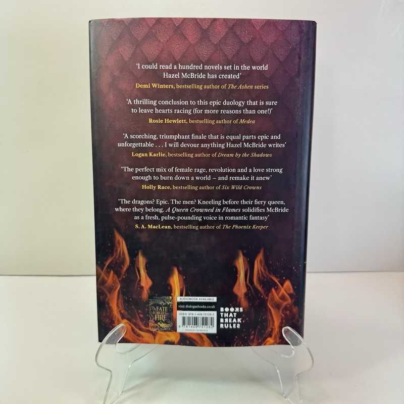 A Queen Crowned in Flames By Hazel McBride Hand Signed 1st/1st NEW gallery