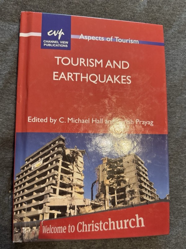 Tourism and Earthquakes Hardcover by Hall C. Michael (EDT) Prayag Girish Book