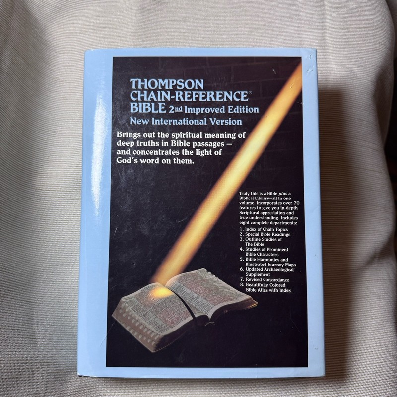 Thompson Chain-Reference Bible 1995, Hardcover) Vintage Study Christian