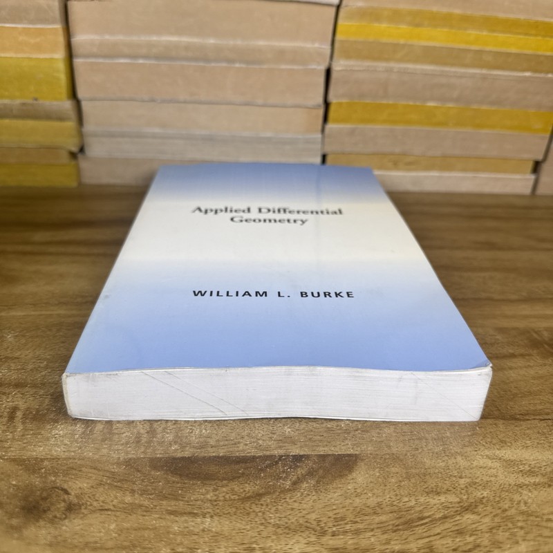 Applied Differential Geometry - William L. Burke - Cambridge University Press gallery