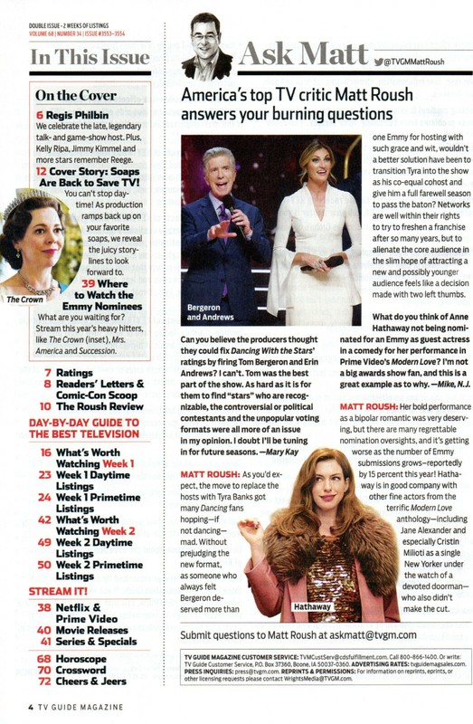 TV Guide Magazine August 17-30 2020 Maurice Benard Laura Wright General Hospital gallery