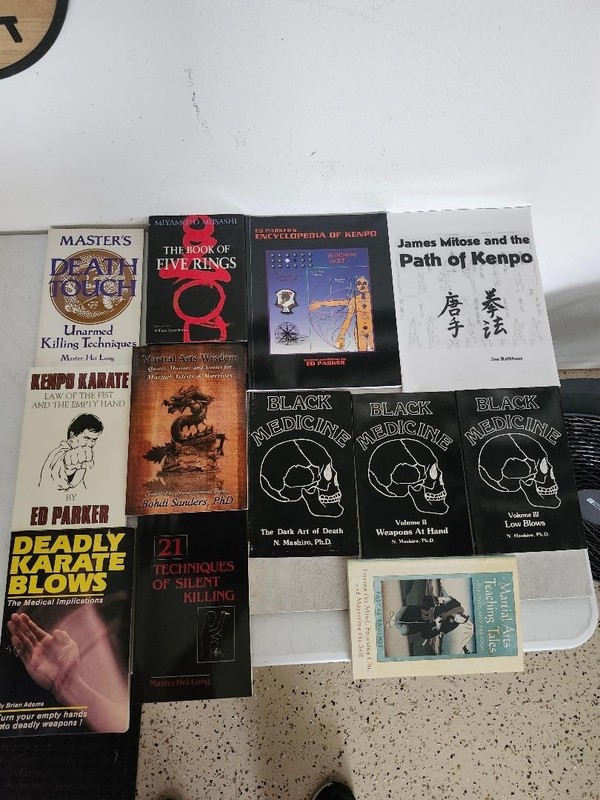 Deadly Karate Blows BLACK MEDICINE KENPO DEATH TOUCH SILENT KILLING MARTIAL ARTS