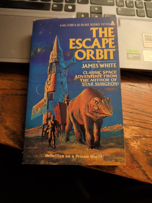James White – The Escape Orbit – 1965 – paperback Space Adventure Science B-1