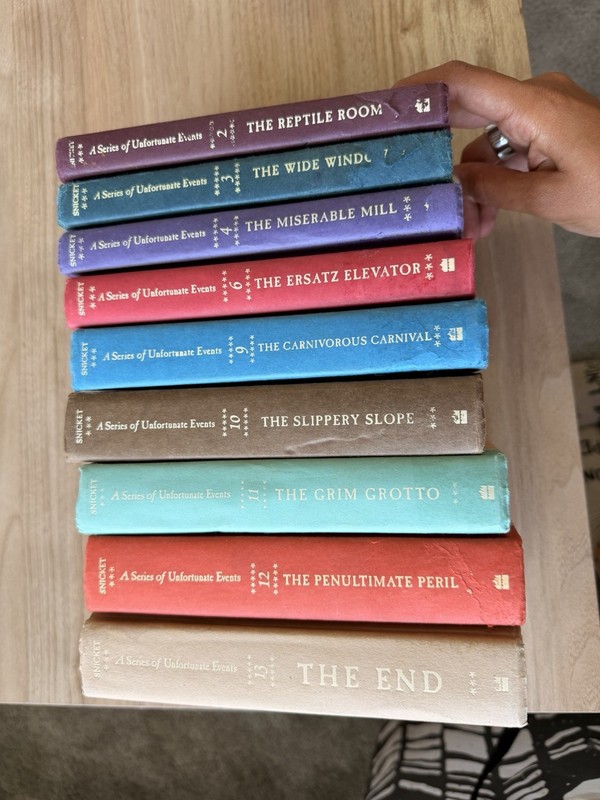 Lemony Snicket A Series of Unfortunate Events Illustrated Hardcover Book Lot