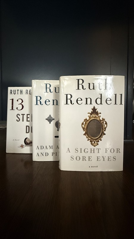 Ruth Rendell Signed First American Editions 3 book lot