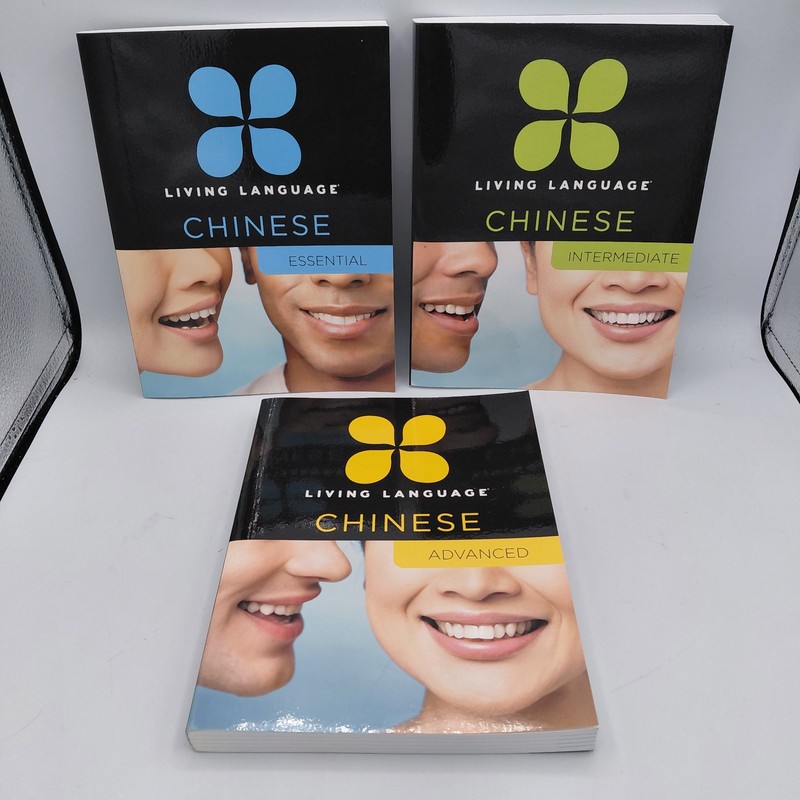 Living Language Chinese 3 Book Set Essential Intermediate Advanced