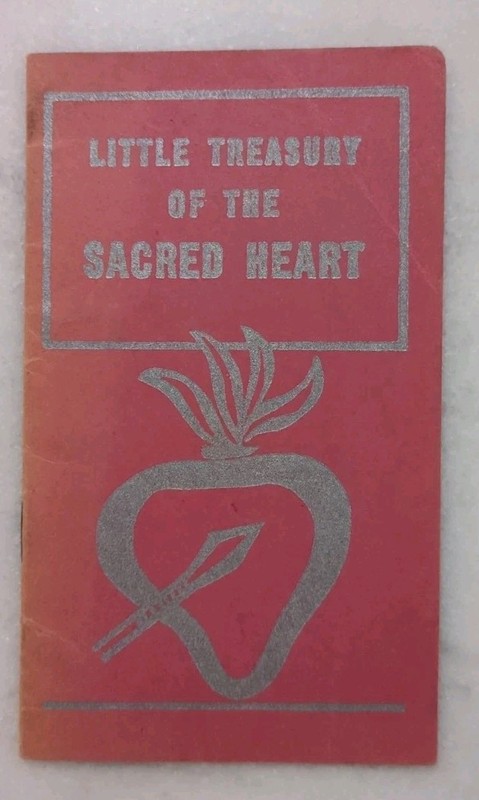 Little Treasury of the Sacred Heart, St. Anthony’s Guild, Vintage 1966 VG