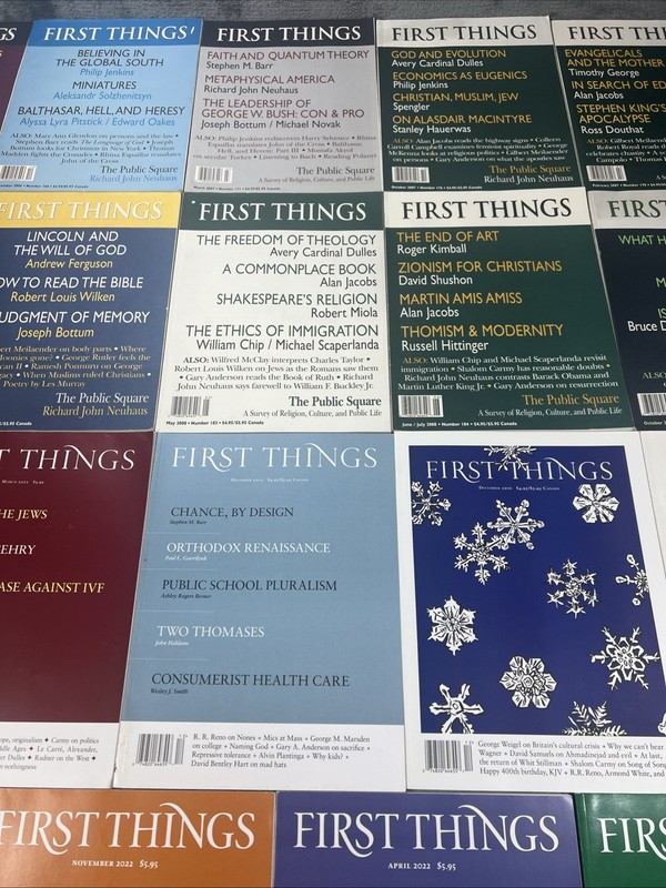 First Things Magazines Lot of 19 Christian Faith Religion Culture VTG 2005-2022 gallery