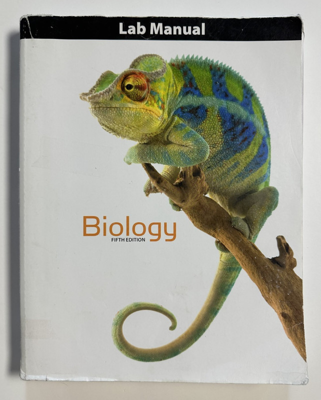 BJU Bob Jones 10th grade BIOLOGY 10 5th Ed Student Lab Manual