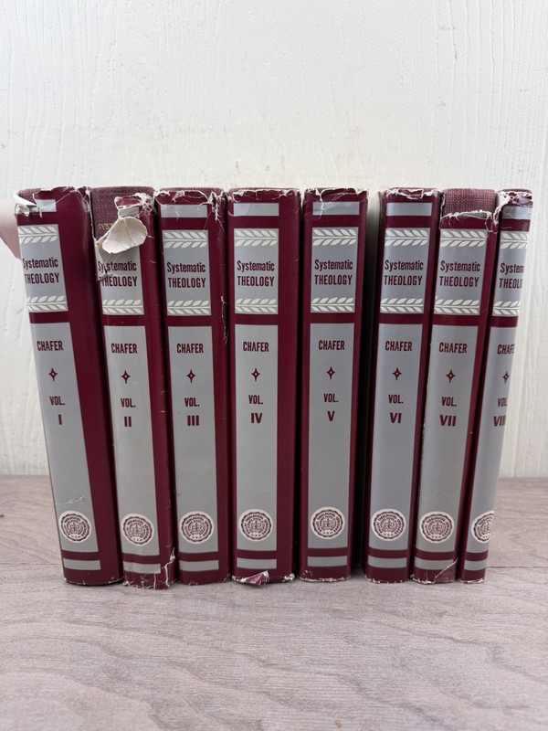Systematic Theology Lewis Sperry Chafer Complete 8 Volume Set Hardcover DJ
