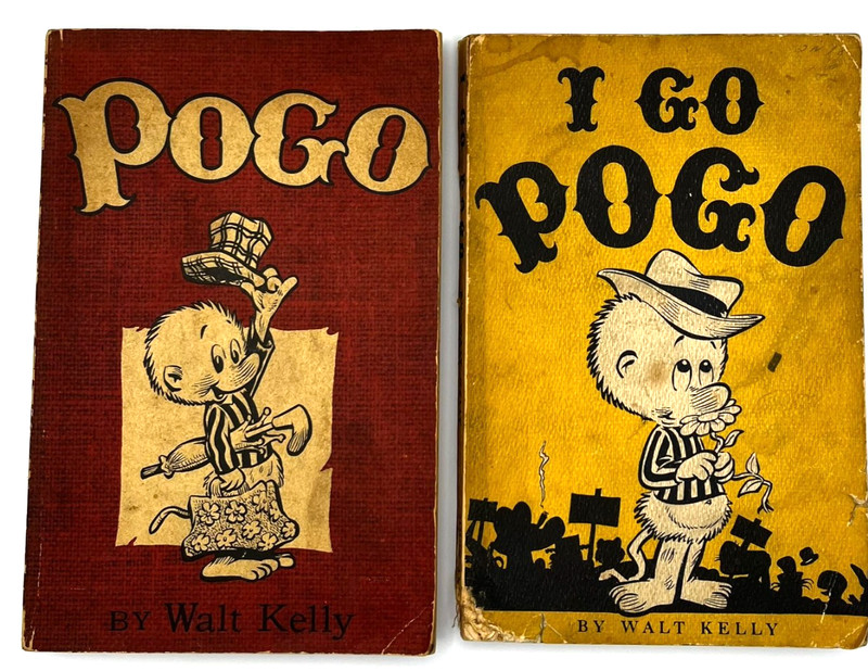 Pogo & I Go Pogo Books Walt Kelly First Printing Comics Social Parody 1951 1952