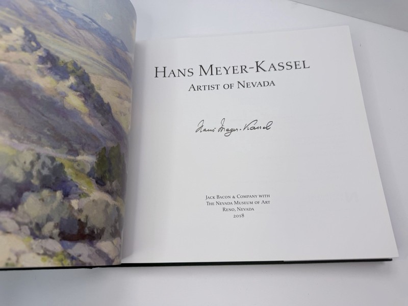 Hans Meyer Kassel Artist of Nevada Hardcover 2018 Museum Of Art gallery