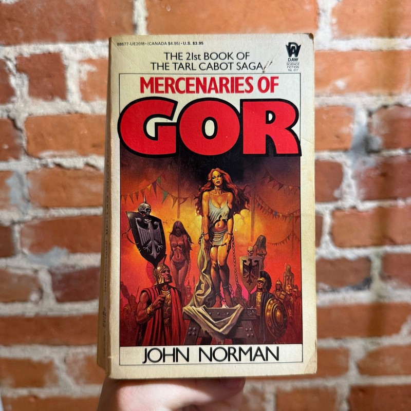 Mercenaries of Gor – John Norman – 1985 Daw Books Paperback – Ken W. Kelly Cover