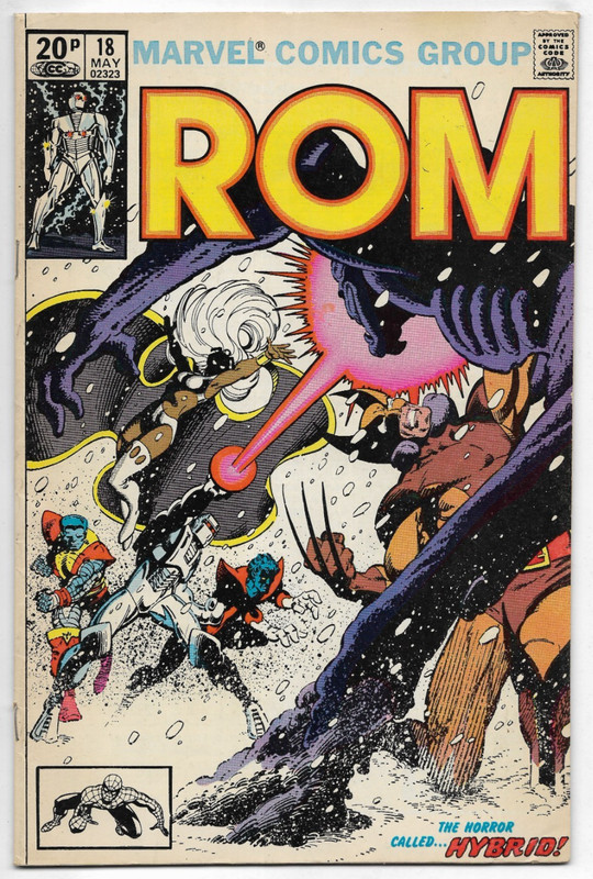 ROM Spaceknight #18 Marvel Comics Bill Mantlo Sal Buscema Al Milgrom 1981 FN