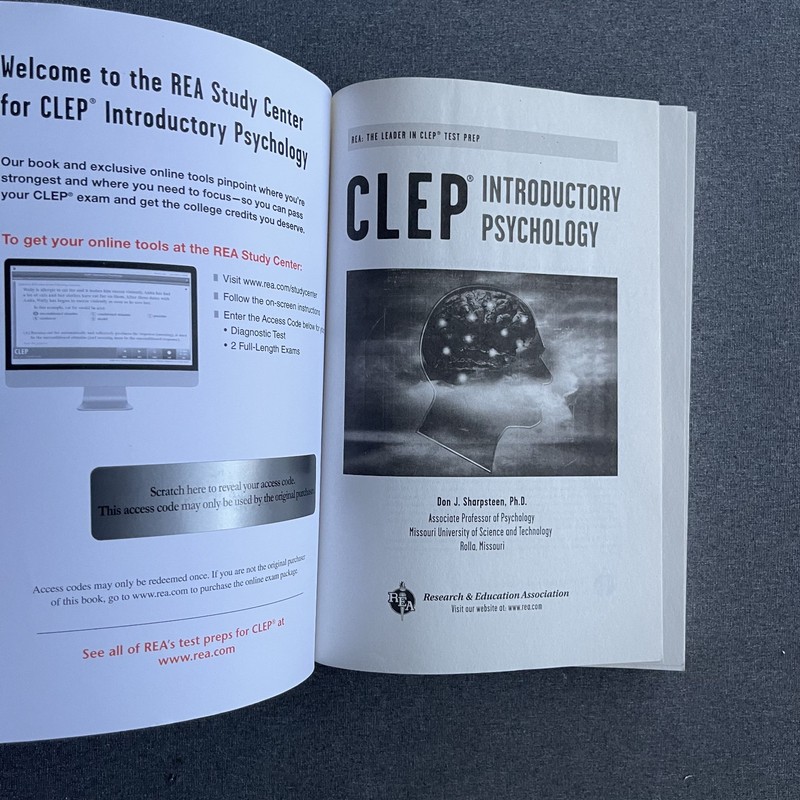 CLEP® Introductory Psychology Paperback Don J. Sharpsteen gallery