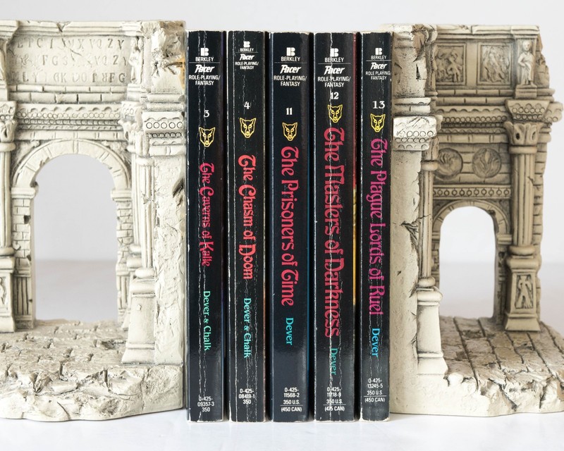 LONE WOLF Role Playing Adventure Series Lot of 5 (#3, 4, 11, 12, 13) Set Books