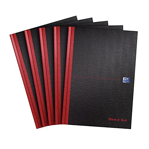 Black n’ Red Business Notebook, Hardcover, Casebound…