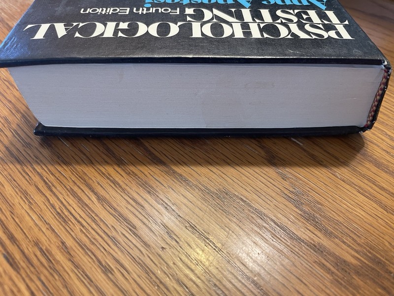 1976 PSYCHOLOGICAL TESTING by Anne Anastasi, Textbook 4th Edition 750 pages gallery