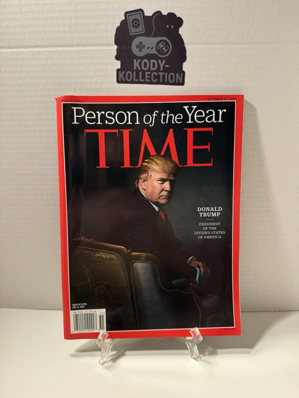 Time Magazine Dec 16 ‘16 Donald Trump Person Of The Year MINOR DAMAGE SEE PICS