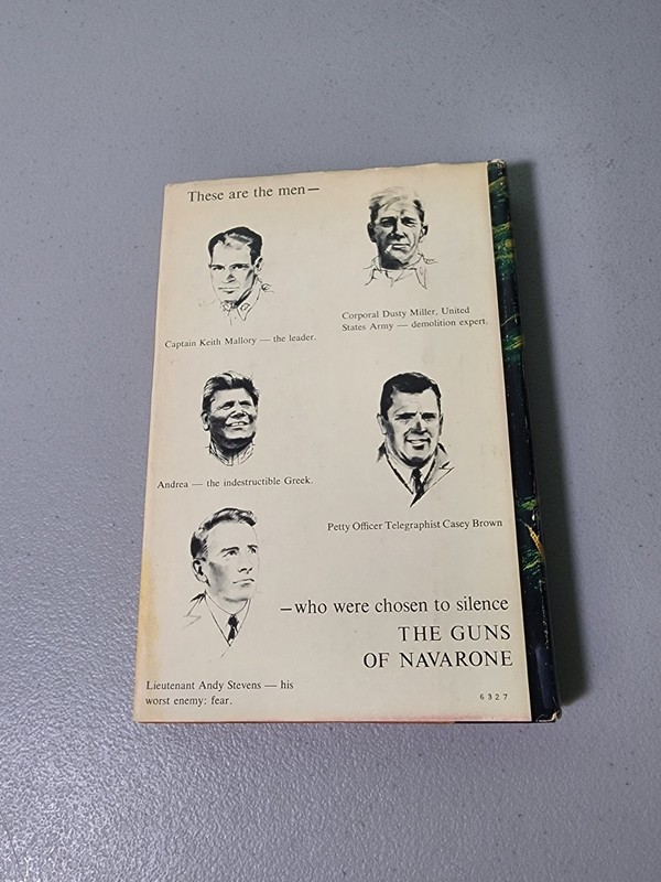 THE GUNS OF NAVARONE by Alistair MacLean 1957 Book Club Edition Hardcover DJ gallery