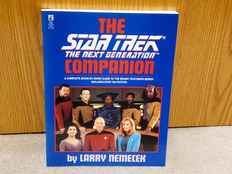 Star Trek Companion The Next Generation Larry Nemecek 1992 Paperback 1st Edition