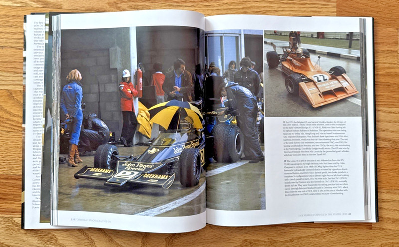 Formula 1 In Camera 1970-79 Vol 2 Paul Parker Hardcover F1 Racing Book gallery