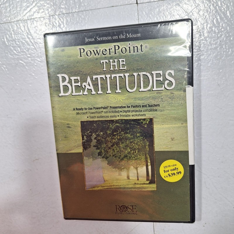 Beatitudes by Rose Publishing Staff (2009, CD-ROM)
