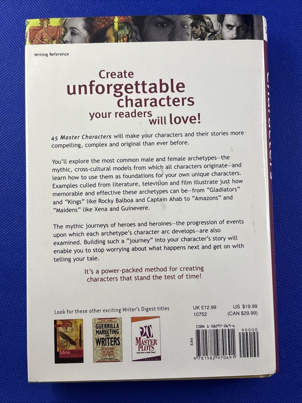 45 Master Characters by Victoria Lynn Schmidt (2001, Hardcover) gallery