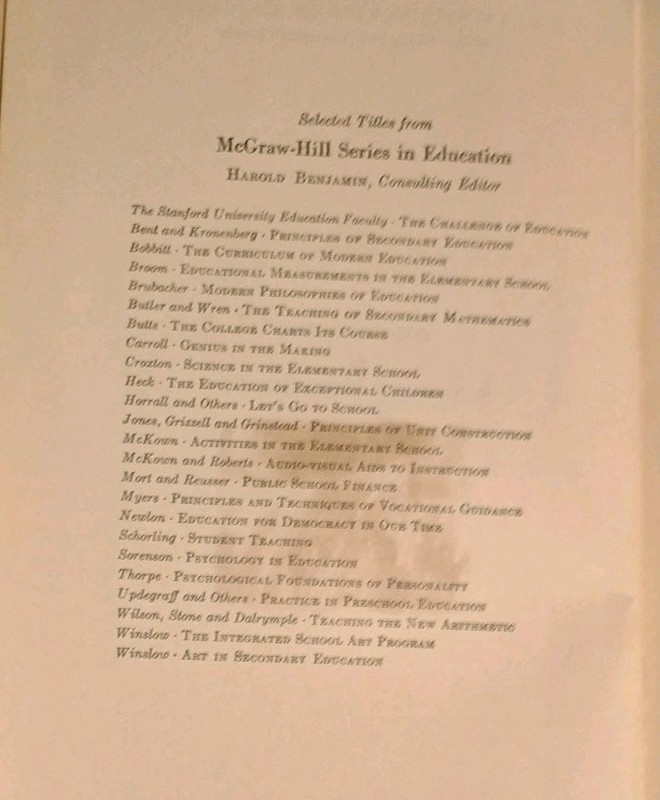 "The Teaching of Secondary Mathematics" from the McGraw-Hill Series in Education gallery