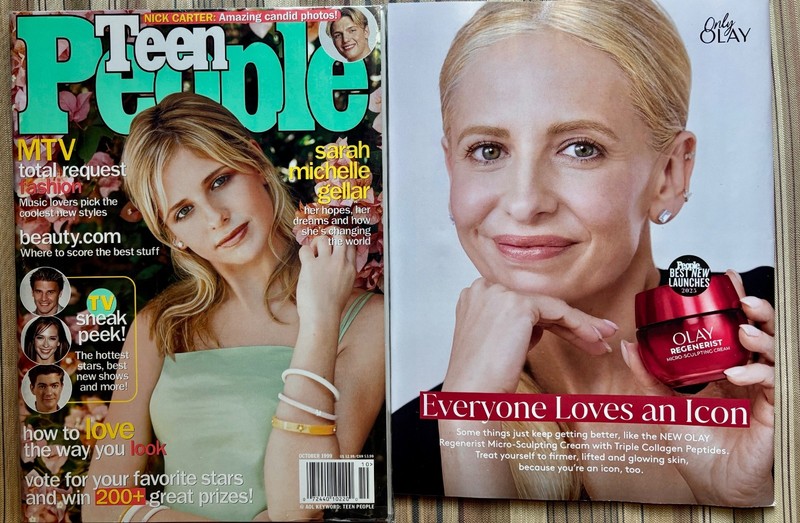 2 New SEALED Teen People MAGAZINE Lot BUFFY Sarah Michelle Gellar OCT 1999 Nylon gallery