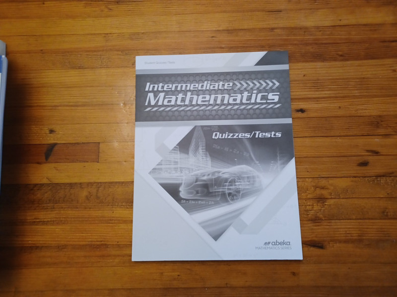 Abeka Intermediate Mathmatics student And Answers kit (5pc) text, quiz, keys gallery