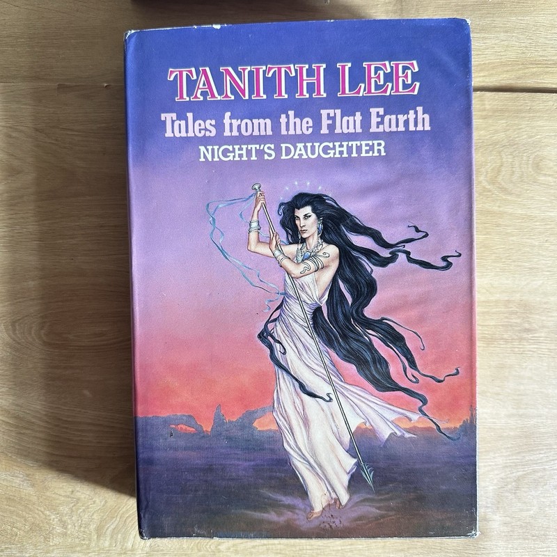 Tales From the Flat Earth Night’s Daughter Tanith Lee Book Club Edition HC BCE