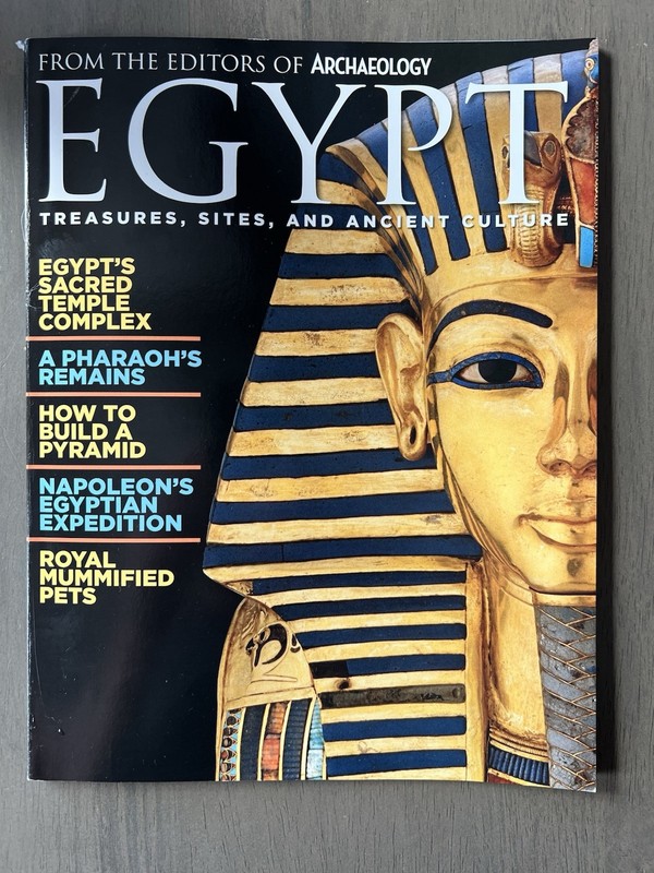 Archaeology Magazine Egypt Treasures Sites Ancient Culture 2012 Used