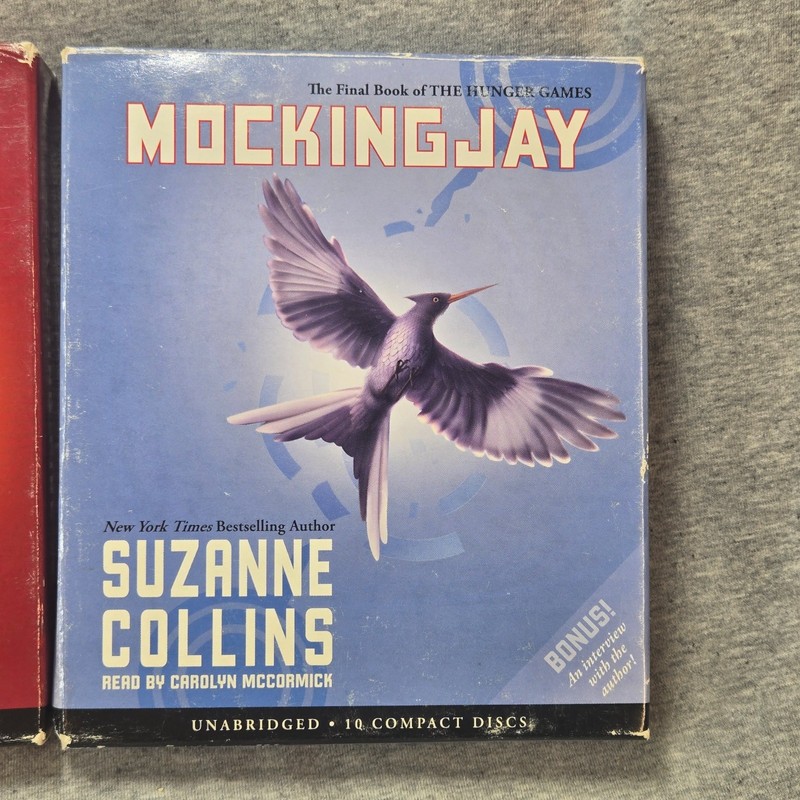 The Hunger Games Catching Fire Mockingjay Trilogy Unabridged CD Audiobook Set gallery
