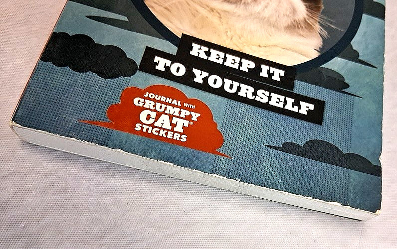 Grumpy Cat Journal w/Stickers 192 Pages Pre Owned Unused gallery