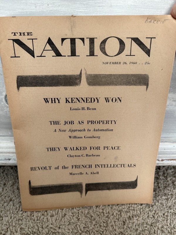 The NATION Liberalism News Magazine Politics Why Kennedy Won 1960