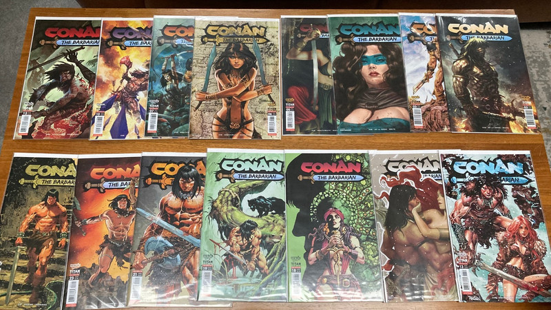 Conan the Barbarian 2,3,4,5,6,7,10,12,13,14,18,19,21,22,23,24 Titan lot set 2023