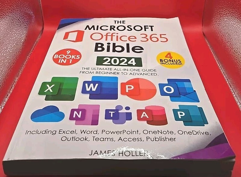 The Microsoft Office 365 Bible – 2024 – 9 Books in 1 New Oversized Paperback