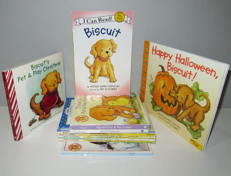 Lot of 18 Biscuit the puppy books by Alyssa Satin Capucilli & Pat Schories