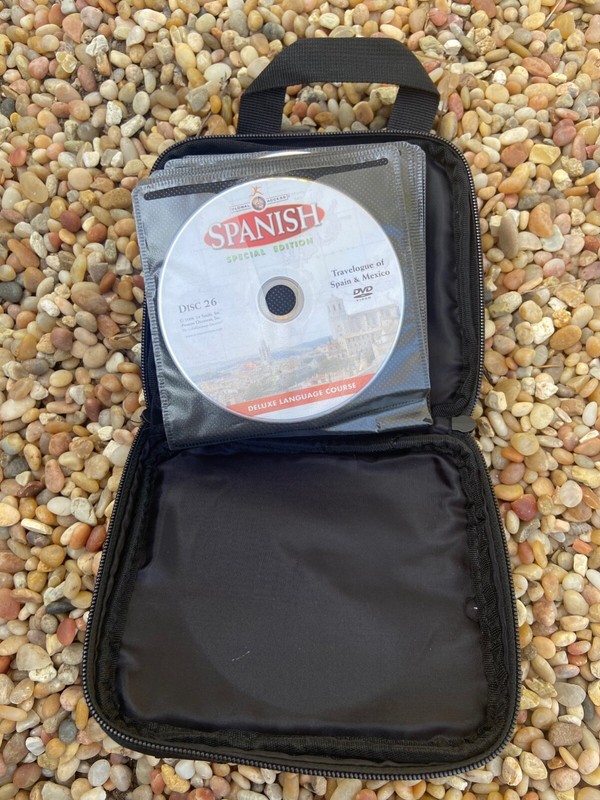 NEW Spanish 20 CD 3 Level Audio Program + Case + Flashcards from Penton Overseas gallery