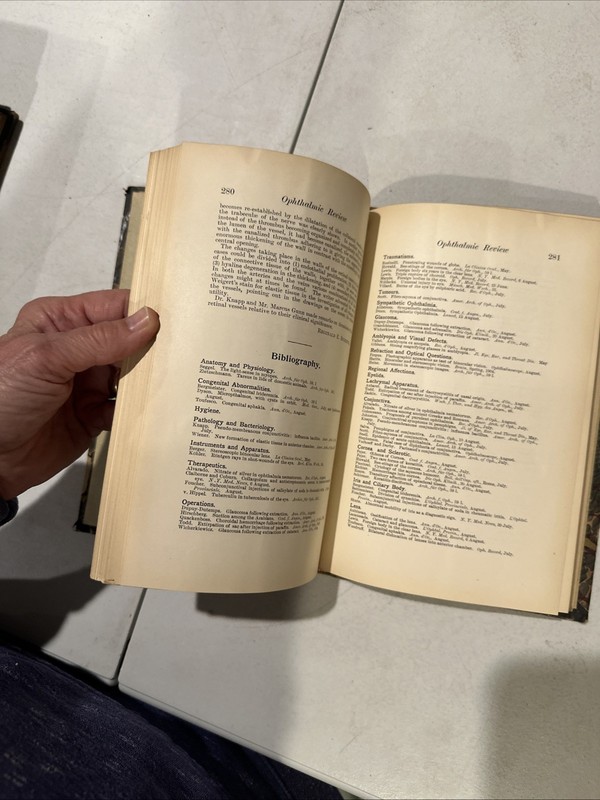 The Ophthalmic Review. Vol 13,14&16. 1904, 1905,1907. Ophthalmology. Medicine gallery