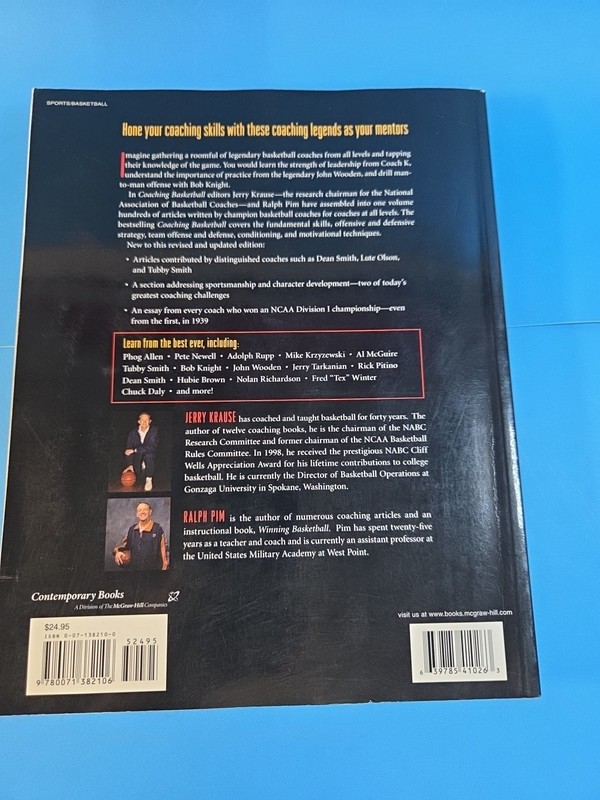 Coaching Basketball by Jerry Krause (2002, Trade Paperback) gallery