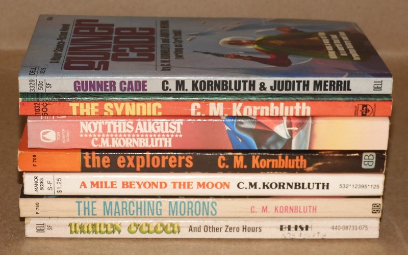 C. M. KORNBLUTH Lot 7 1950s Classic Sci-Fi PBs 3 Novels & 4 Collections VGC! gallery