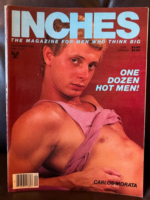 Inches Magazine 9/86 vintage gay interest male pinups