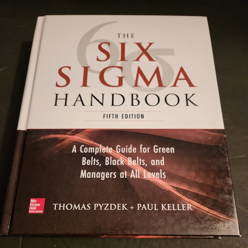 The Six Sigma Handbook, 5E, Keller, Paul,Pyzdek, Thomas, 9781260121827 new like