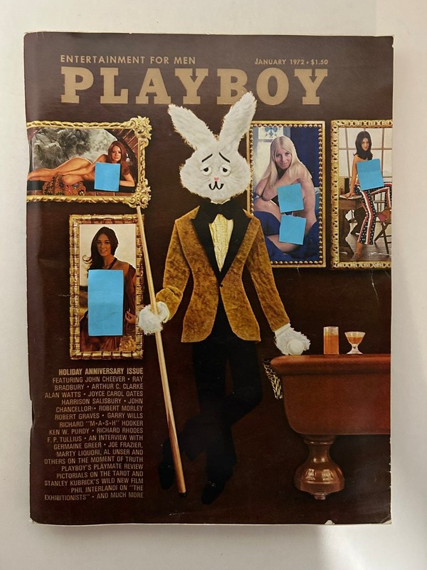 PLAYBOY January 1972 Playboy Bunny Holiday Anniversary Issue Magazine Vintage