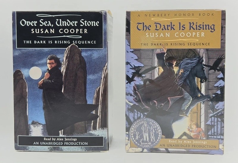 Dark is Rising Series Susan Cooper Books 1-2 Tape Cassettes Over Sea Under Stone