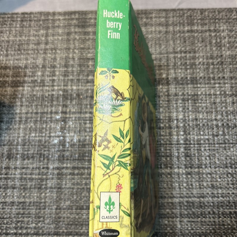 Mark Twain Vintage 1955 Adventures of Huckleberry Finn Book Whitman Publishing gallery